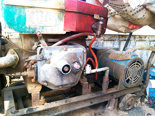 洛隆单杠柴油机发电机出租